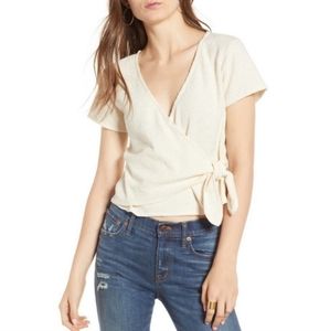 Madewell Texture cream top